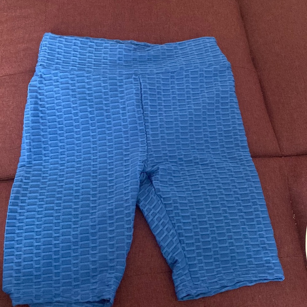 Junior Size M Blue Bike Shorts